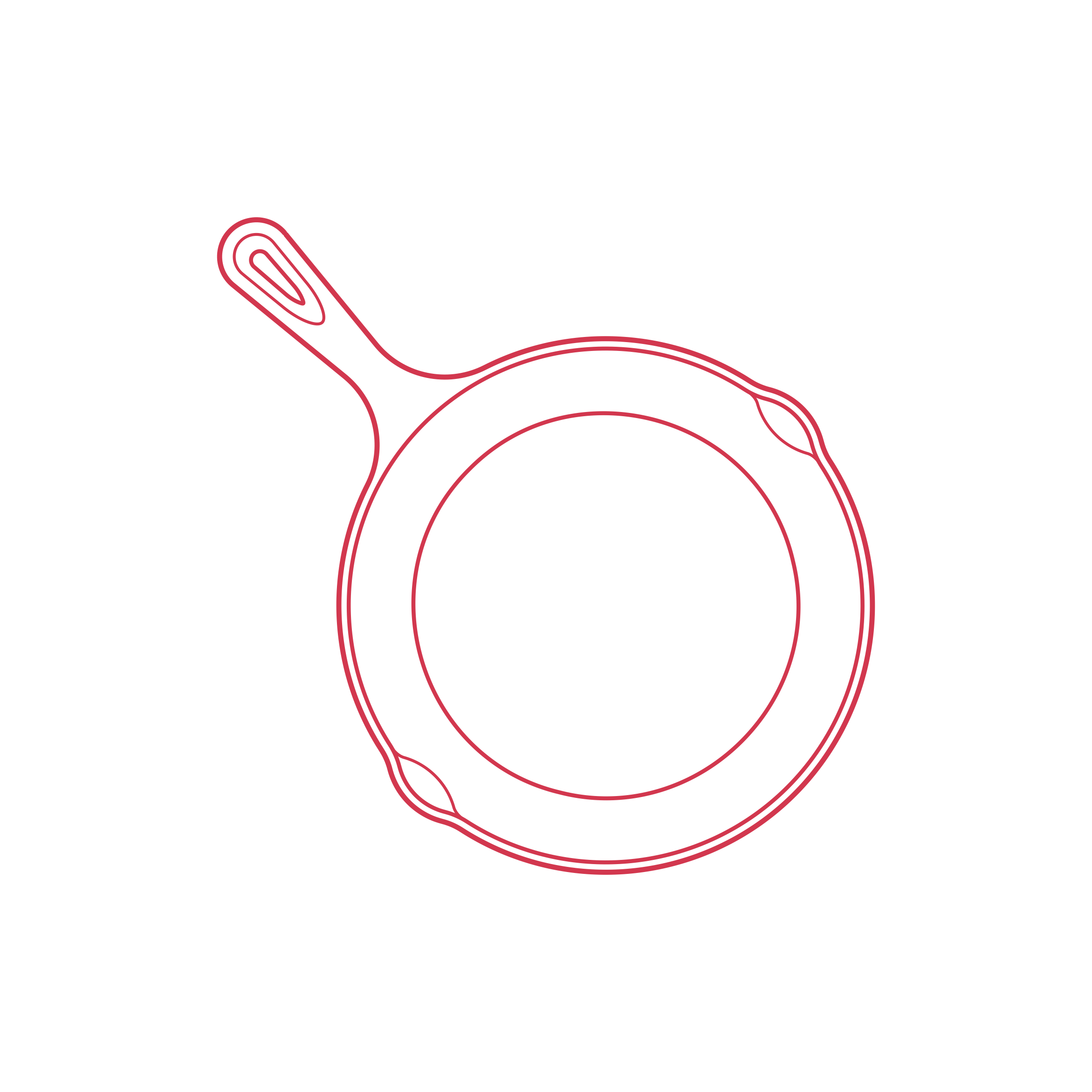 Objects Cooking Pans Cast Iron Skillet 6 Inch Silhouette Cutting Svg Files Free Vectors